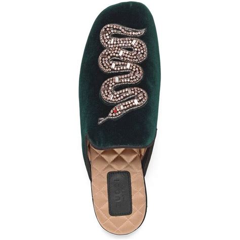 gucci lawrence snake mule|Gucci .